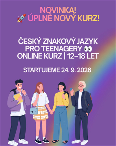 Nový kurz znakového jazyka pro teenagery