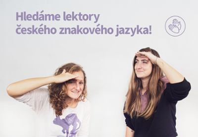 Hledáme lektory českého znakového jazyka